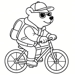Bear on Bike