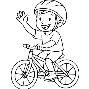 Boy on Bicycle